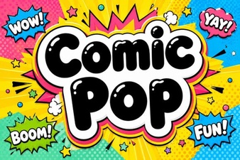 Creative Projects with Comic Pop Font