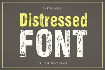 Unlocking the Creative Power of Distressed Fonts
