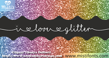 Sparkle & Style: Unleash Your Love for Glitter Fonts